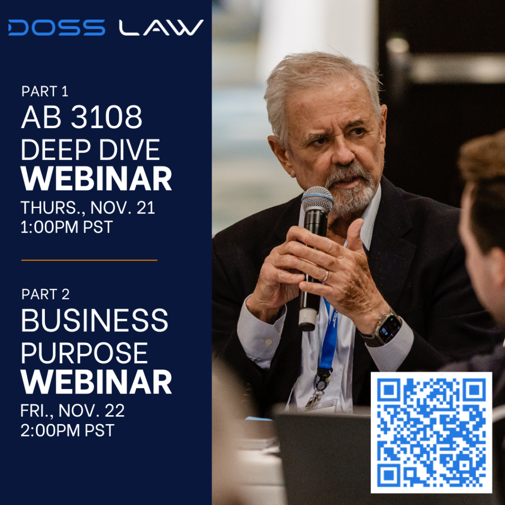 AAPL Conference 2024 AB 3108 Webinar with Dennis Doss